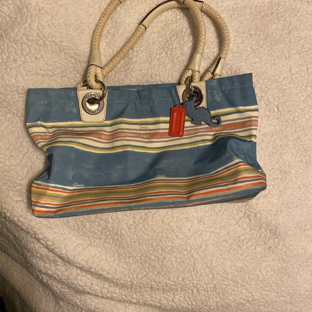Used Coach summer bag